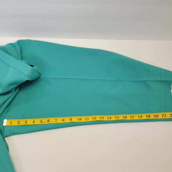 Alfred Dunner Womens Sea Green Embroidered Beaded Lightweight Pants 16 - Picture 7 of 9